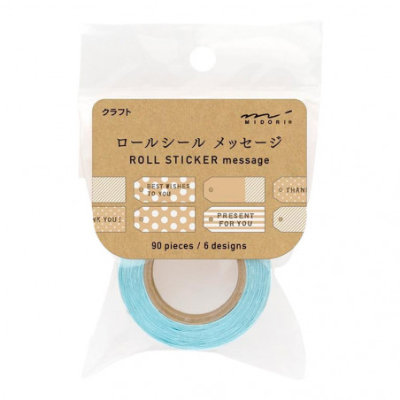 ROLL STICKER MESSAGE TAG 84689006