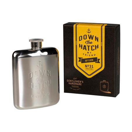 GENTLEMEN'S HARDWARE PETACA DOWN THE HATCH HIP FLA