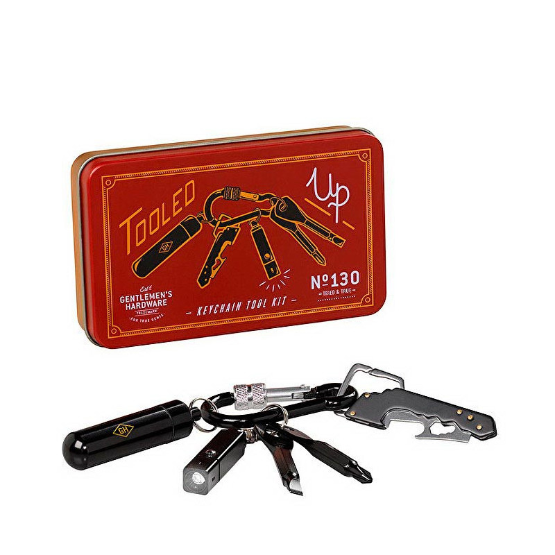 GENTLEMEN'S HARDWARE KEYCHAIN TOOL KIT