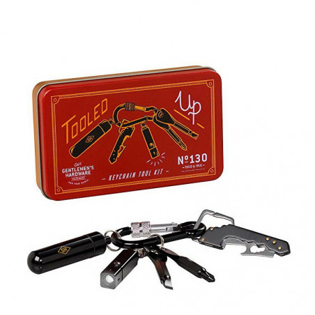 GENTLEMEN'S HARDWARE KEYCHAIN TOOL KIT