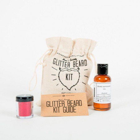 MENS SOCIETY GLITTER BEARD KIT