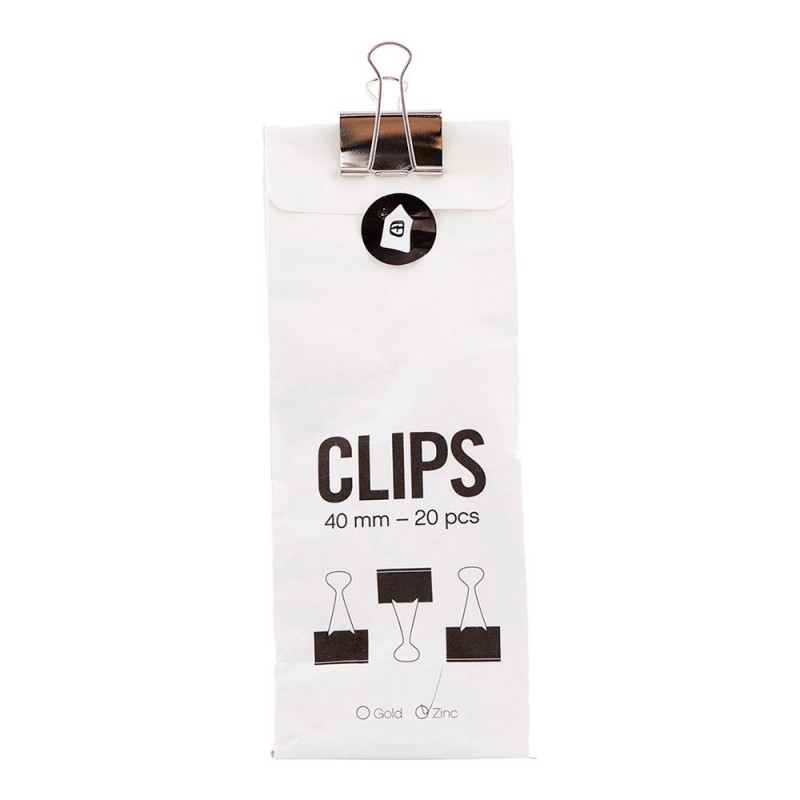 CLIPS GOLD 40MM 20PCS