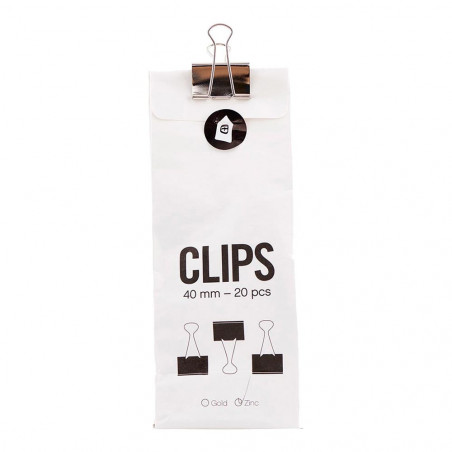 CLIPS GOLD 40MM 20PCS