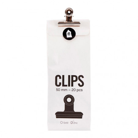 CLIPS ZINC 50MM20PCS