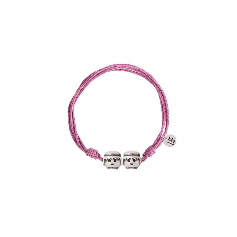 PULSERA PLAYMOBIL ELLOS MORADO S