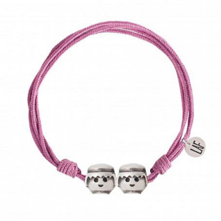 PULSERA PLAYMOBIL ELLOS MORADO S