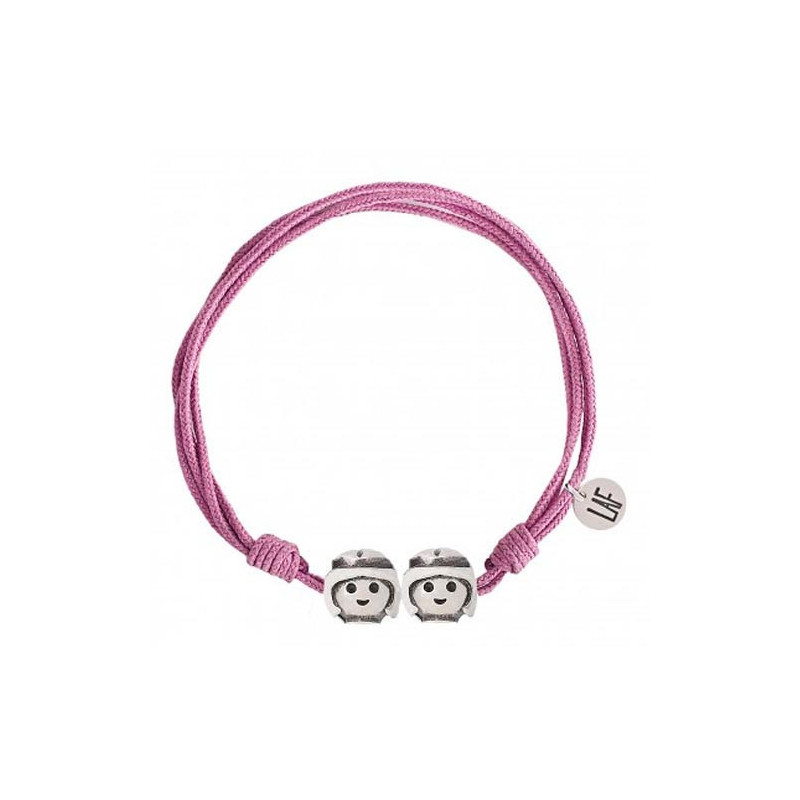 PULSERA PLAYMOBIL AJUSTABLE ELLAS MORADO TALLA S