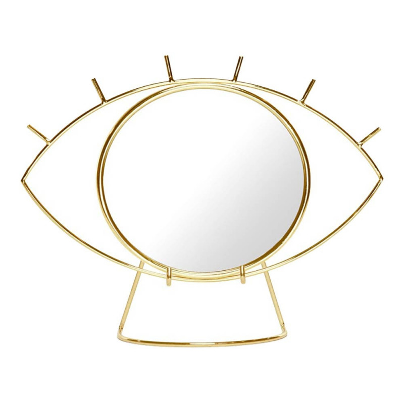 TABLE MIRROR CYCLOPS GOLD