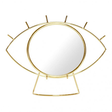 TABLE MIRROR CYCLOPS GOLD