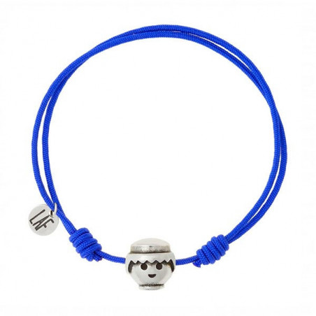 PULSERA PLAYMOBIL CALA AJUSTABLE CORDÓN AZUL L