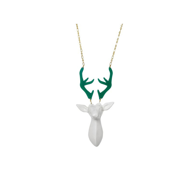 COLGANTE CIERVO MACHO VERDE
