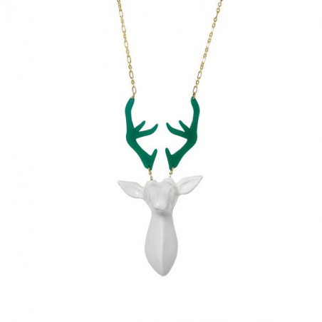 COLGANTE CIERVO MACHO VERDE