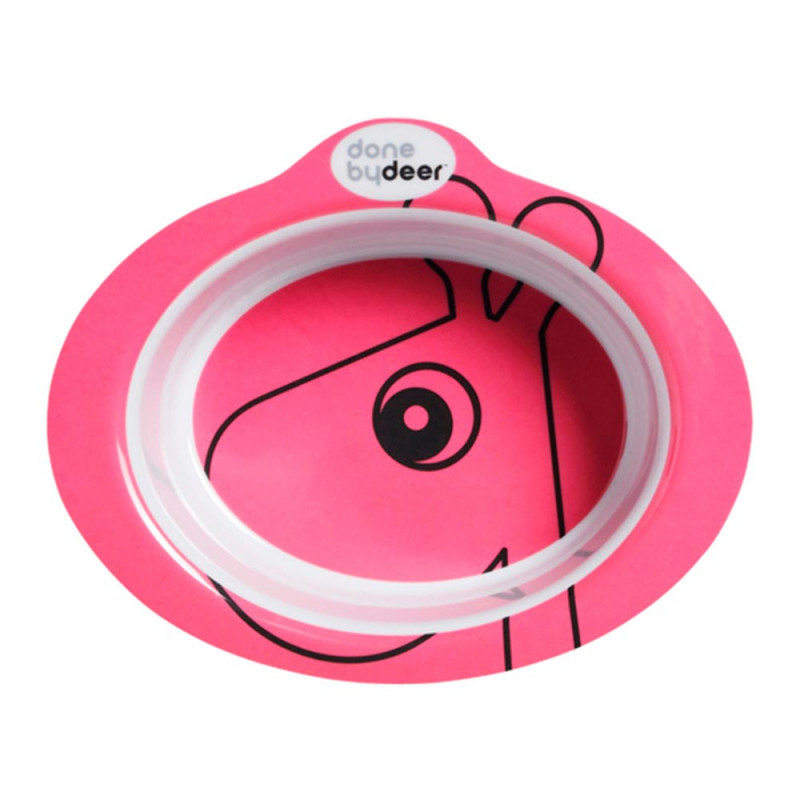 PLATO HONDO ANTIDESLIZANTE RASPBERRY