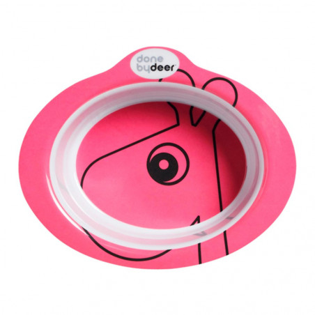 PLATO HONDO ANTIDESLIZANTE RASPBERRY