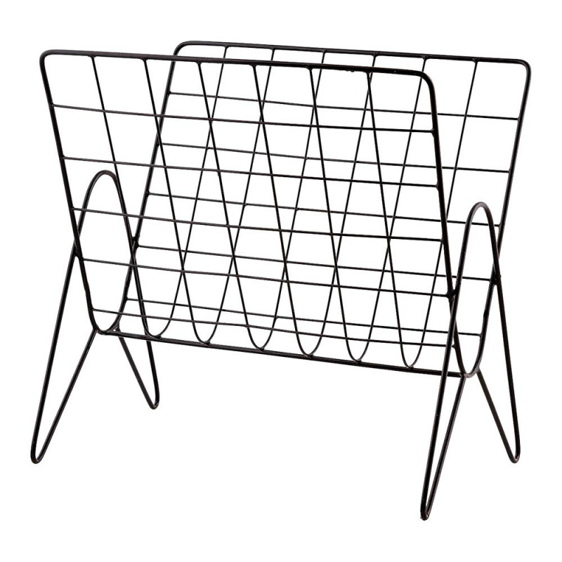 MAGAZINE STAND BLACK