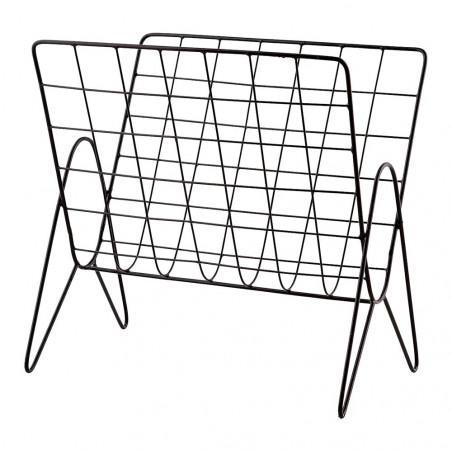 MAGAZINE STAND BLACK