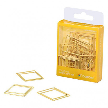 PAPERCLIPS x20 YELLOW