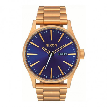 RELOJ SENTRY SS GOLD/BLUE SUNRAY