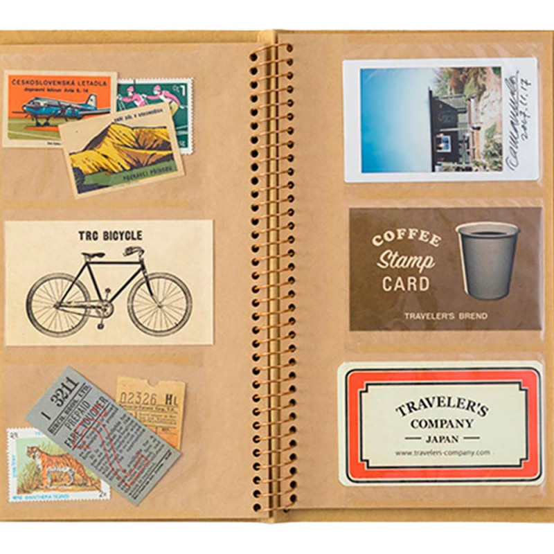 TRC SPIRAL NOTEBOOK B6 BLANK PHOTO FILE