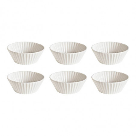 SET OF 6 PORCELAIN CUPCAKE ø Cm.7,8  h.3