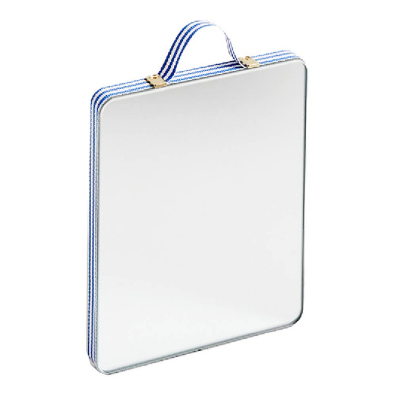 ESPEJO RUBAN RECTANGULAR S BLUE STRIPE