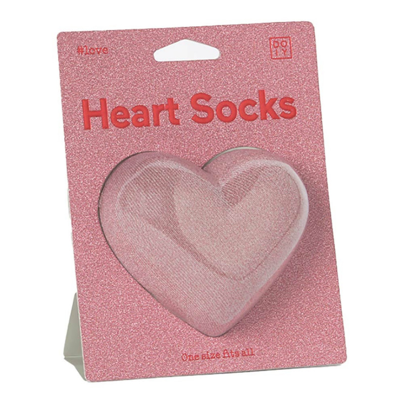 CALCETIN HEART PINK