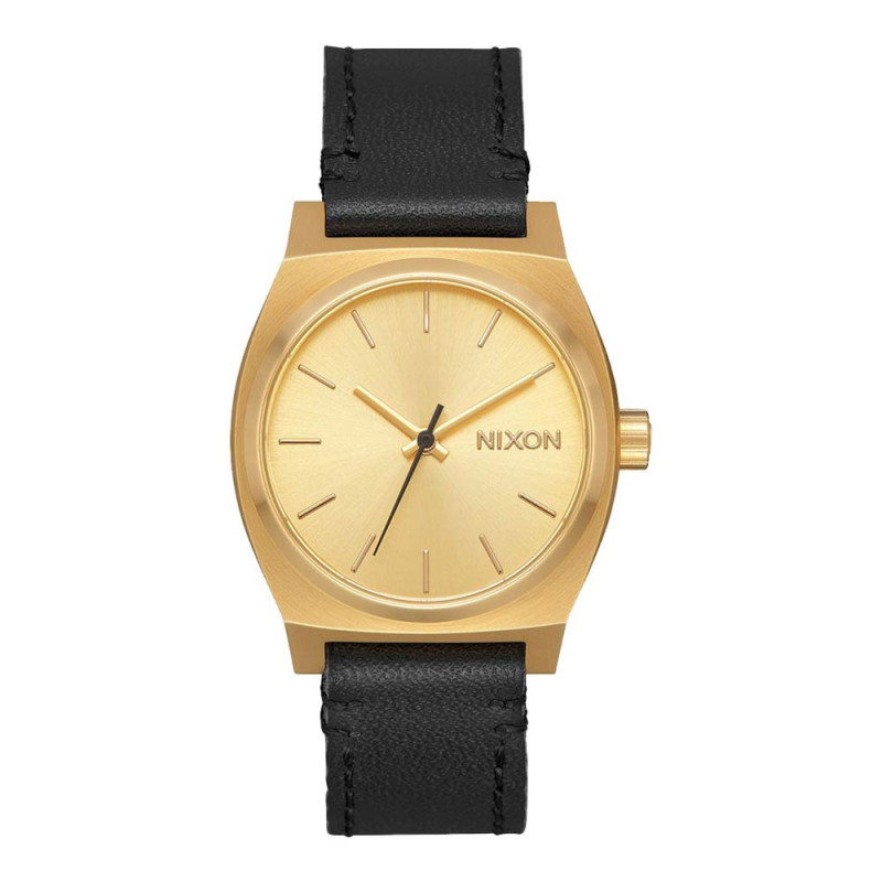 RELOJ MEDIUM TIME TELLER GOLD BLACK WHITE