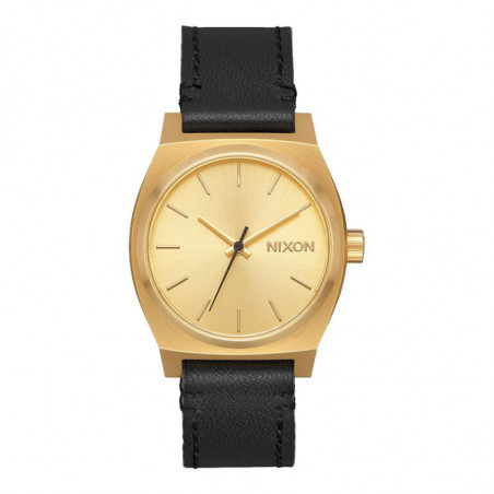 RELOJ MEDIUM TIME TELLER GOLD BLACK WHITE