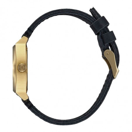 RELOJ MEDIUM TIME TELLER GOLD BLACK WHITE