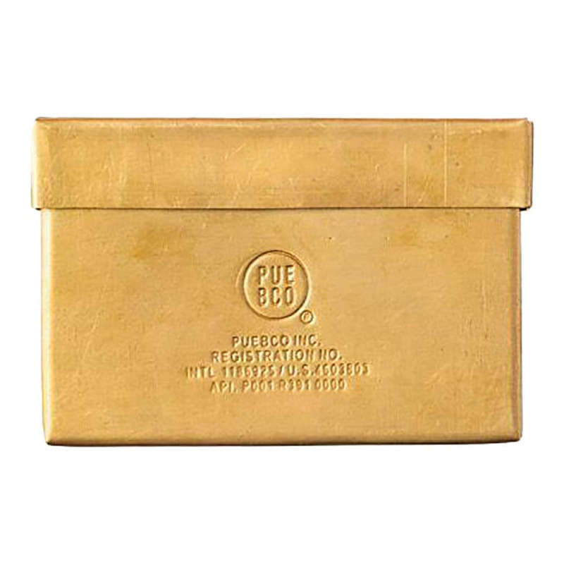TARJETERO BRASS CARD CASE
