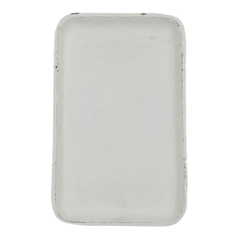 BANDEJA CAST IRON TRAY WHITE