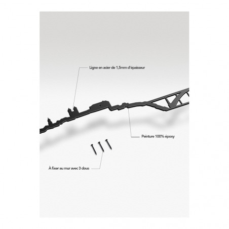 SKYLINE PORTO - NEGRO 50CM