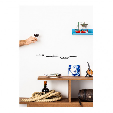 SKYLINE PORTO - NEGRO 50CM