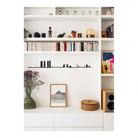 SKYLINE MADRID- NEGRO  125 CM