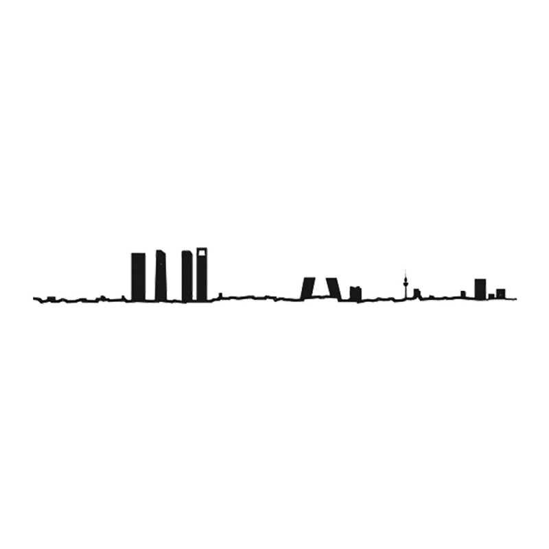 SKYLINE MADRID- NEGRO  125 CM