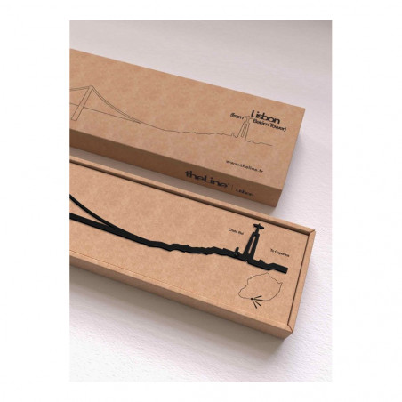 SKYLINE LISBOA NEGRO 50CM