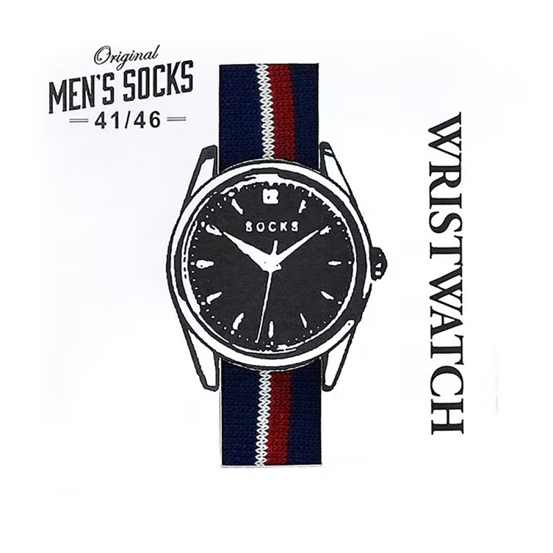 CALCETINS PLUS ONE WRISTWATCH NAVY