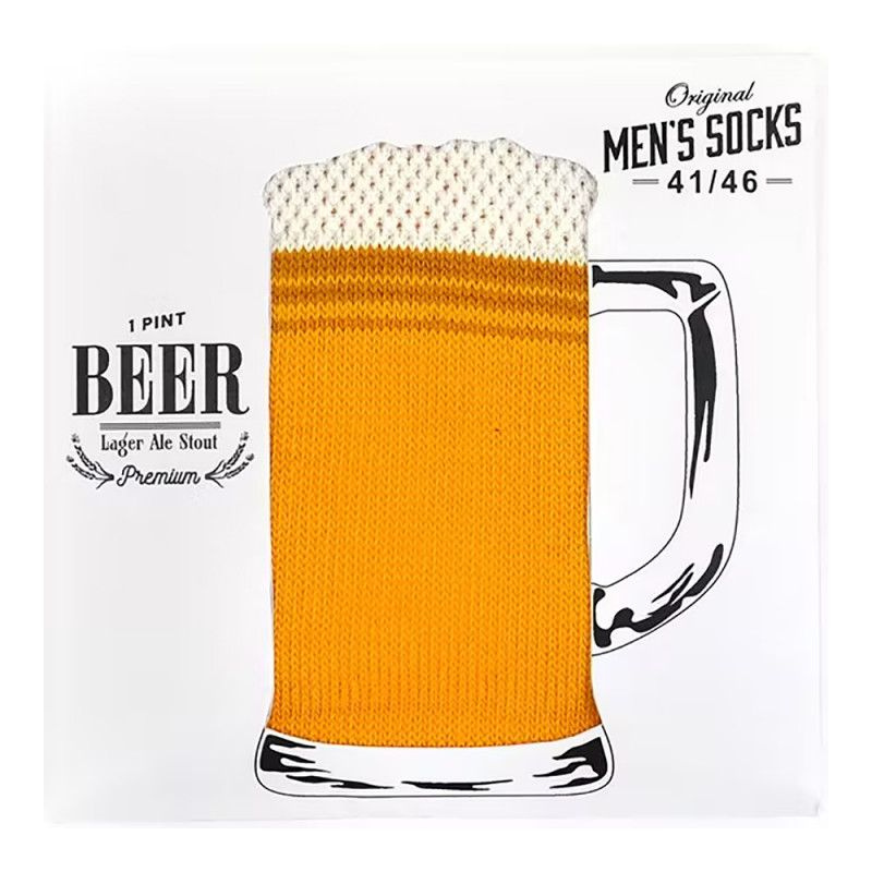 CALCETINES PLUS ONE BEER YELLOW