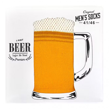 CALCETINS PLUS ONE BEER YELLOW