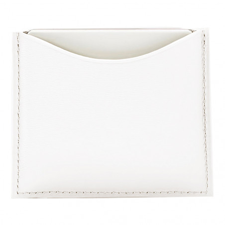 REFILLABLE FINE LEATHER COMPACT CASE