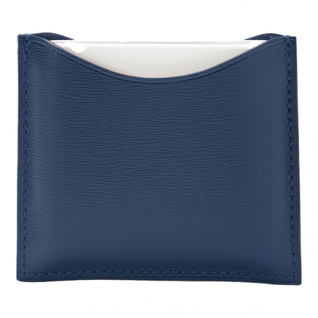 REFILLABLE FINE LEATHER COMPACT CASE