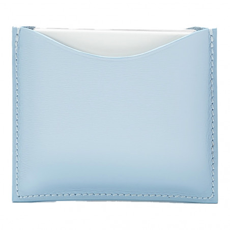 REFILLABLE FINE LEATHER COMPACT CASE