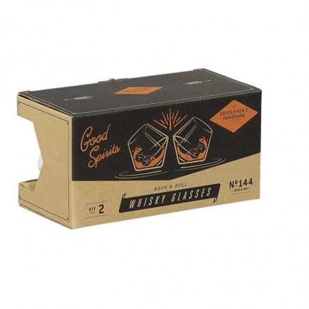 ROCKING WHISKY GLASSES SET OF 2