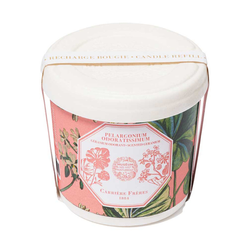 GERANIUM SCENTED CANDLE REFILL