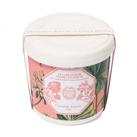 GERANIUM SCENTED CANDLE REFILL