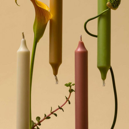 SPEARMINT SCENTED TAPER CANDLES