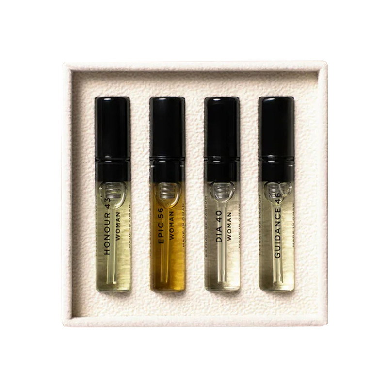 EXCEPTIONAL EXTRAIT SAMPLER SET WOMAN 4x2ml
