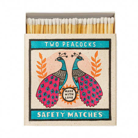 TWO PEACOCKS MATCH BOX