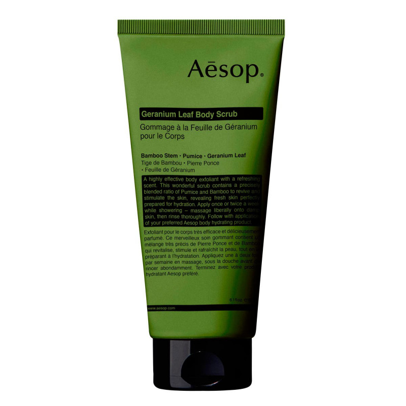 GERANIUM LEAF BODY SCRUB